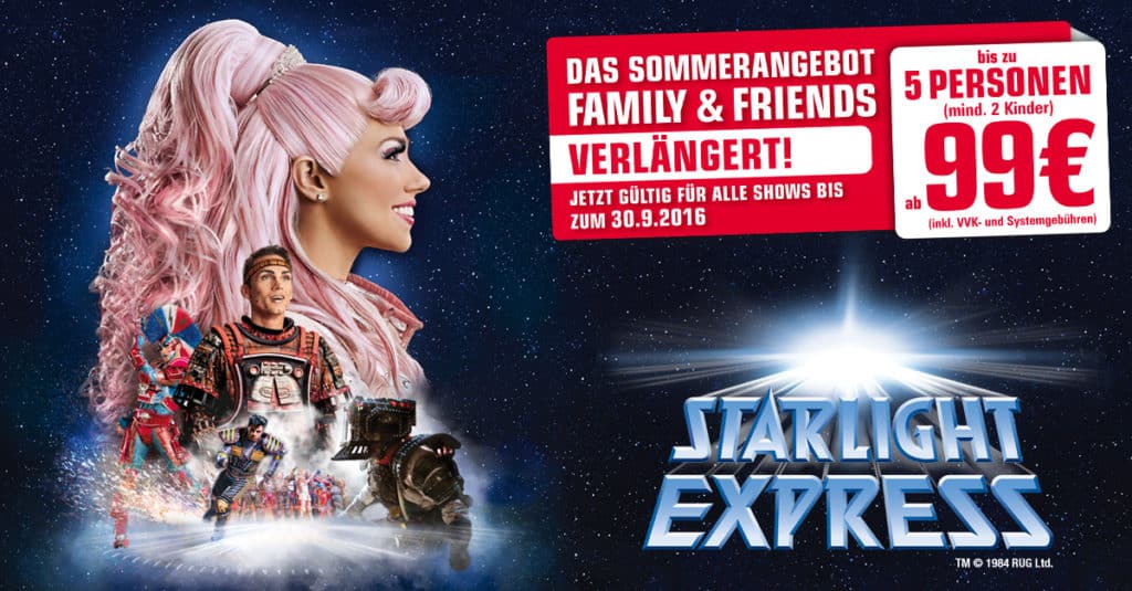 Steigt ein in den STARLIGHT EXPRESS! Ticketmaster Österreich Business