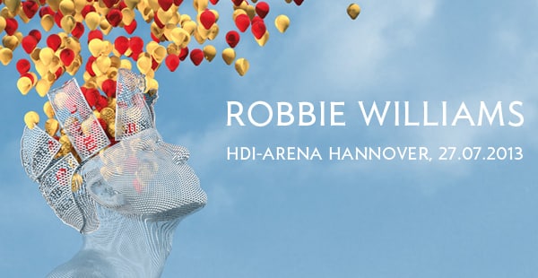 Robbie Williams live in Hannover