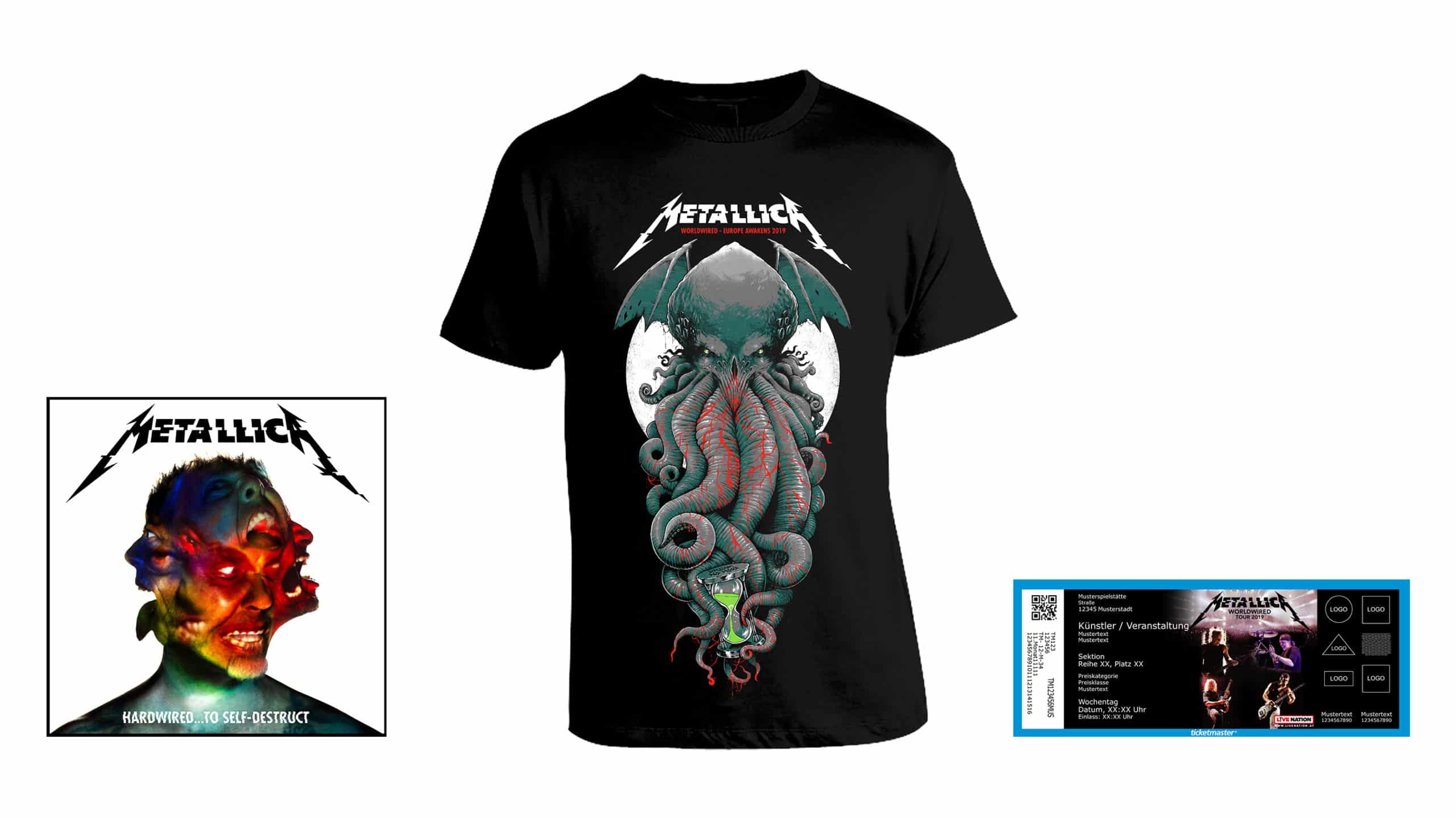 metallica Tour 2019 merchandise