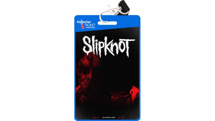 Slipknot Collector Ticket