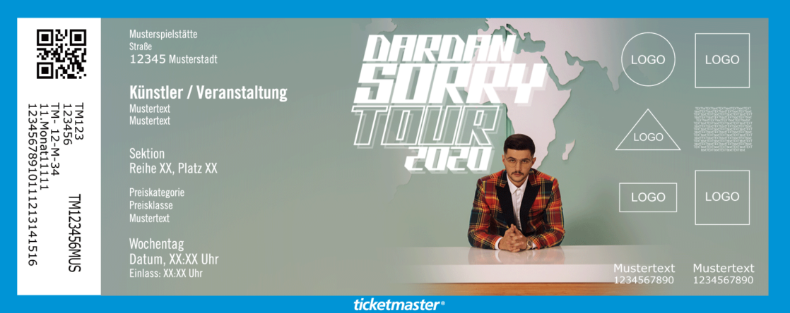 Dardan Sorry Tour 2020 Turbinenhalle 6 Februar