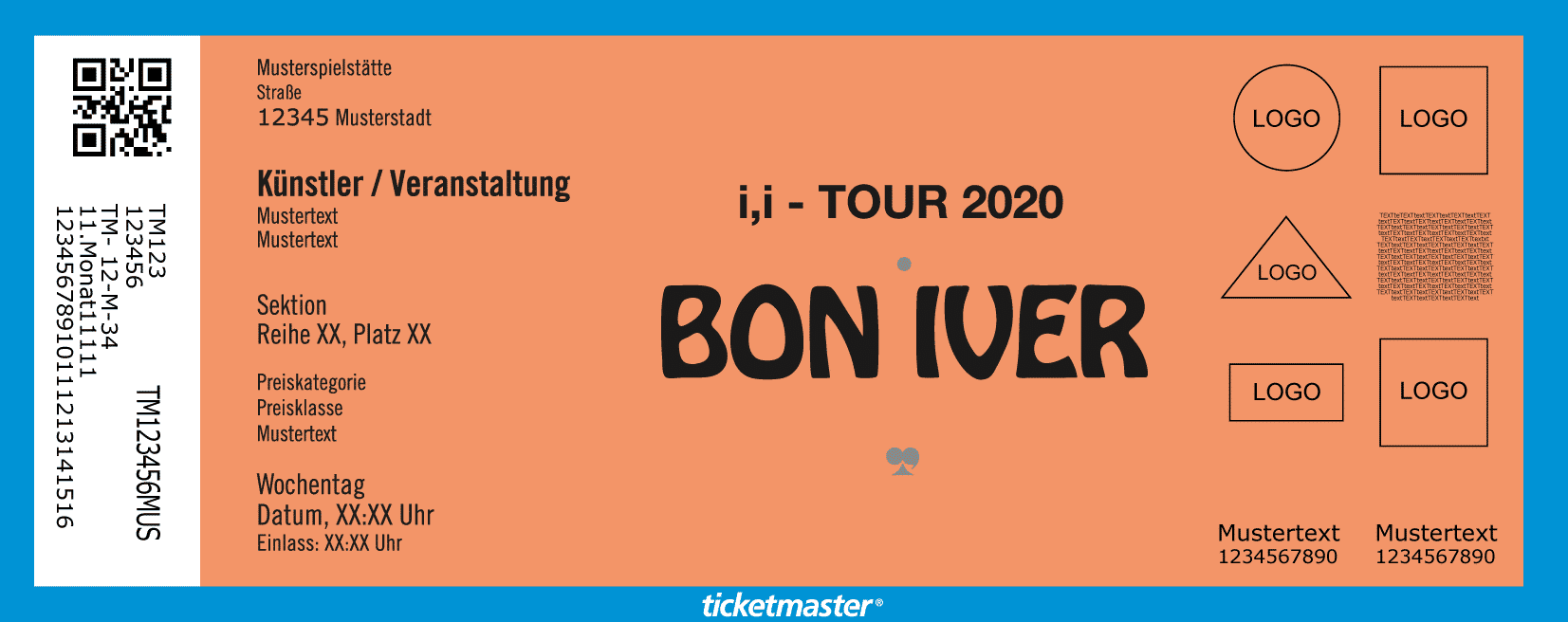 Bon Iver Karten Deutschland 2020