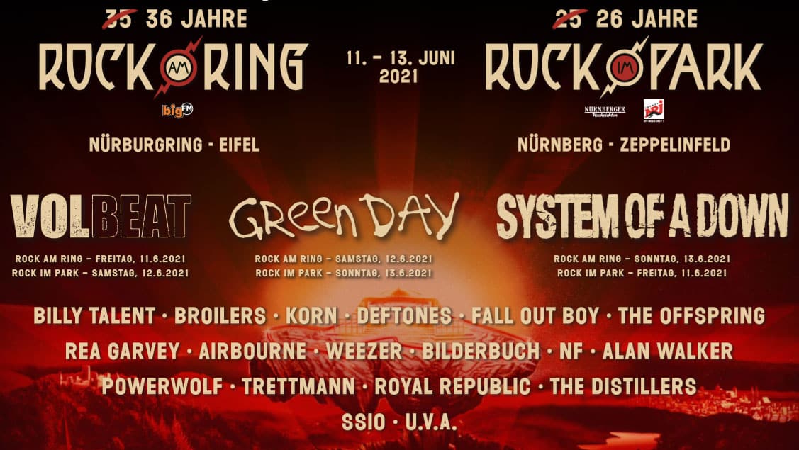 RockamRingLineUp2021 Ticketmaster DE Blog