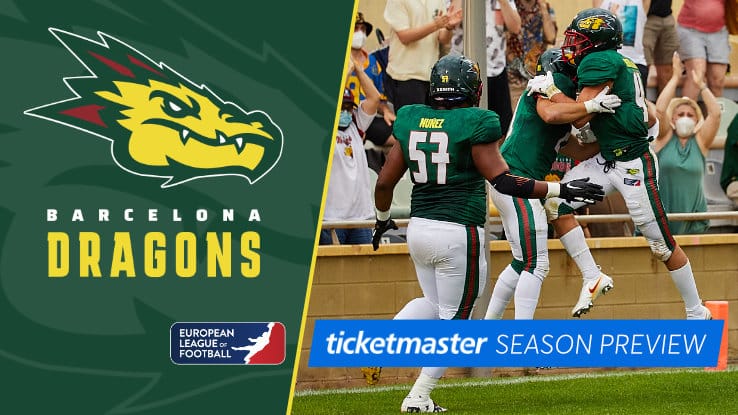 Barcelona Dragons in der ELF 2022 mit NFLErfahrung zum Erfolg?