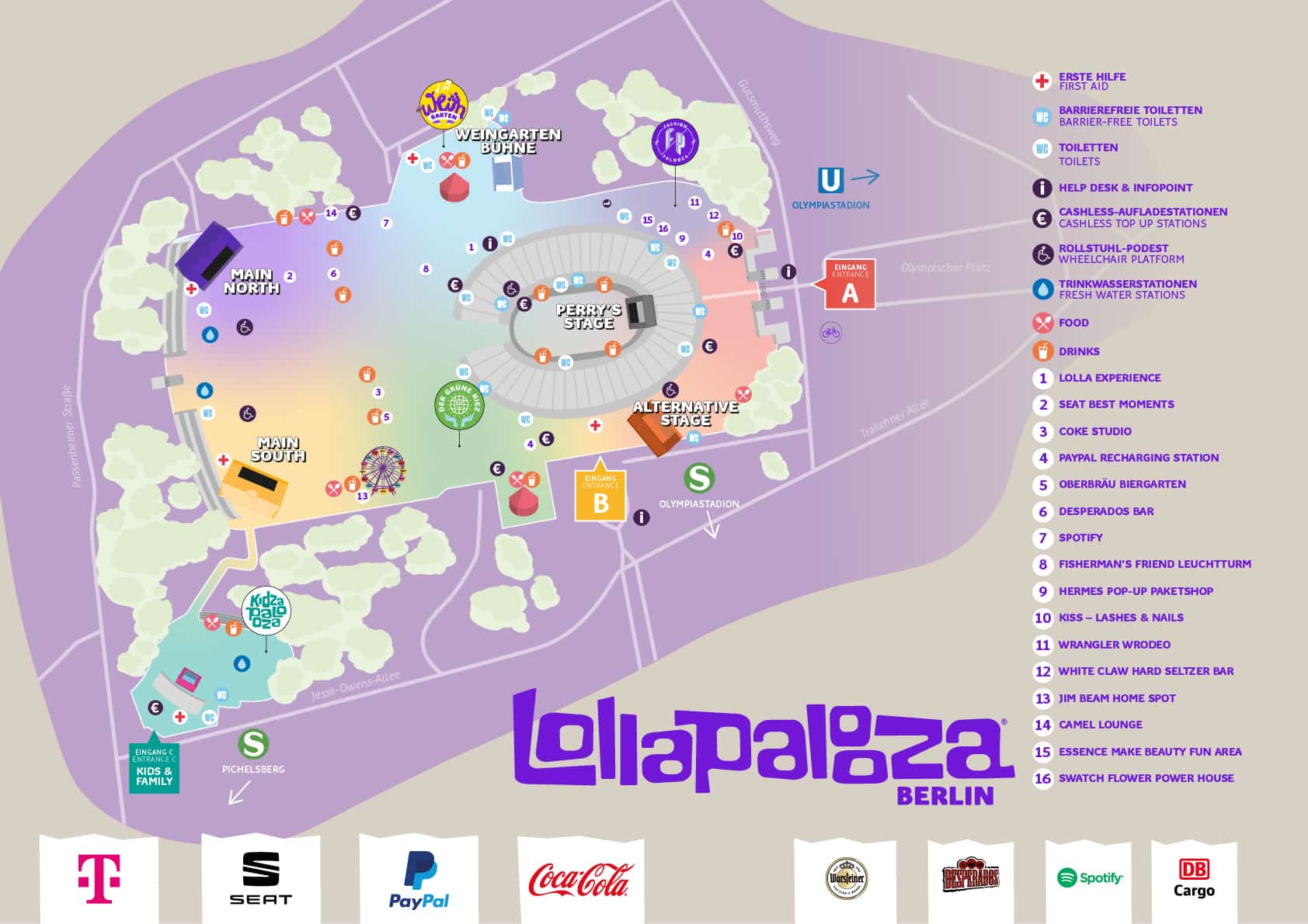 Macht euch bereit für's Lollapalooza 2022 in Berlin Unsere Checkliste