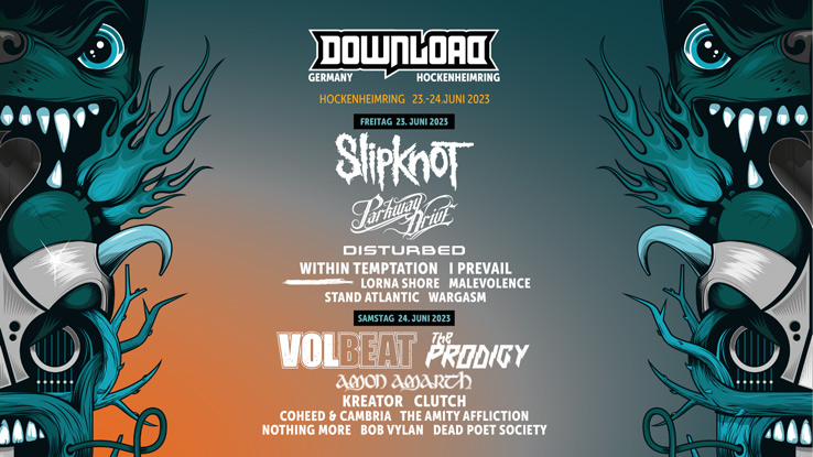 Download Germany verkündet erste Namen im Festival Line-Up für 2023: Slipknot, Volbeat, The Prodigy uvm.