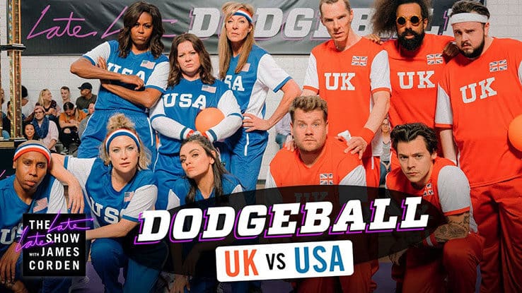 Team USA v. Team UK - Dodgeball w/ Michelle Obama, Harry Styles & More
