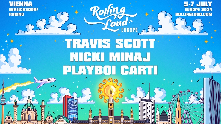 Rolling Loud Europe verkündet komplettes Line-Up für Wien 2024 | Neue Tickets jetzt verfügbar