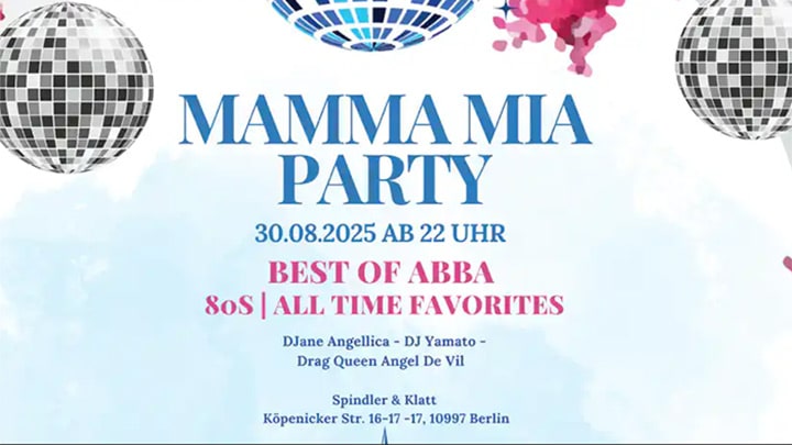 Mamma Mia Party Berlin 2025
