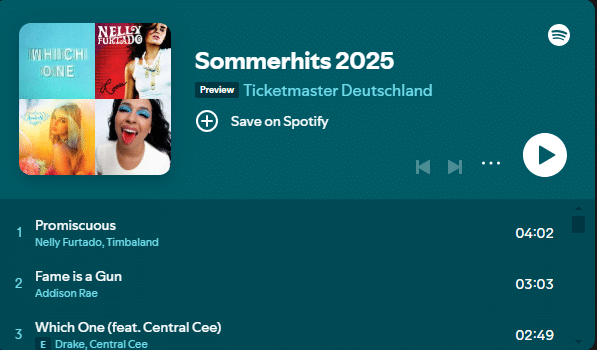 Sommerhits 2025: Unsere Tipps & Songs für deine Sommer-Playlist