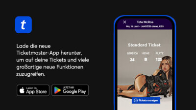 Ticketmaster App Neu Download 2025